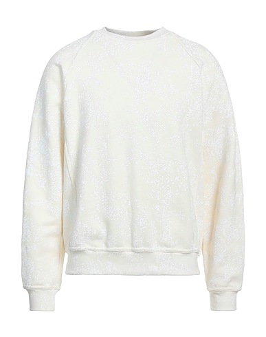 JOHN ELLIOTT Sweatshirt Ivory 100% Cotton, Polyurethane