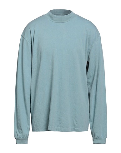JOHN ELLIOTT Basic T-Shirt Himmelblau 100% Baumwolle