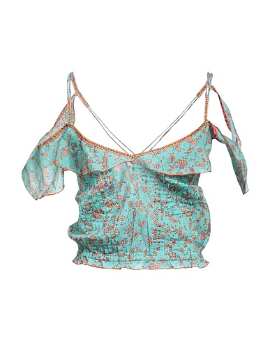 POUPETTE ST BARTH Top Turquoise 100% Cotton