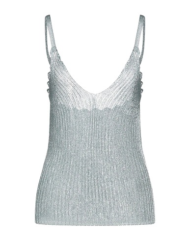 GANNI Top Sky blue 78% Viscose, 22% Polyester