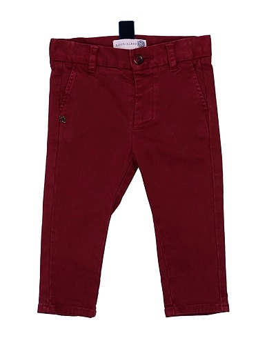 HITCH-HIKER Casual trouser Burgundy 98% Cotton, 2% Elastane