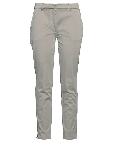 ROSSOPURO Casual trouser Sage green 97% Cotton, 3% Elastane