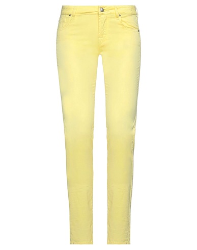 JACOB COHЁN Pantalone Giallo 98% Cotone, 2% Elastan