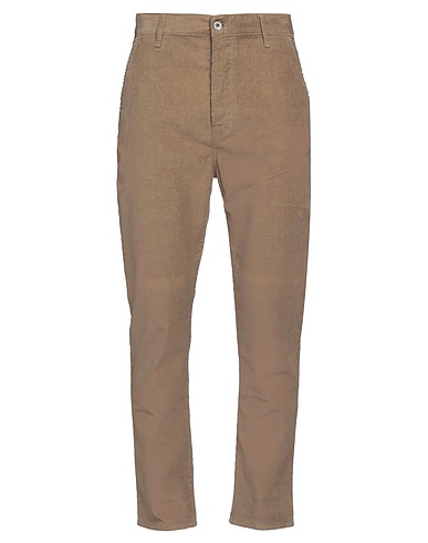 BRIAN DALES Casual trouser Military green 98% Cotton, 2% Elastane