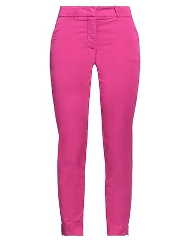 ROSSOPURO Casual trouser Magenta 94% Cotton, 6% Elastane