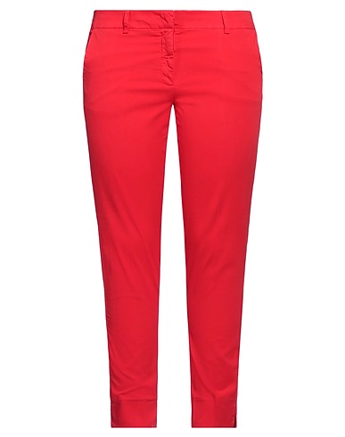 ROSSOPURO Casual trouser Red 94% Cotton, 6% Elastane
