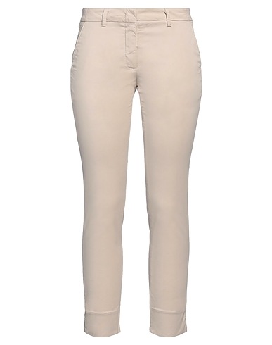 ROSSOPURO Casual trouser Beige 94% Cotton, 6% Elastane