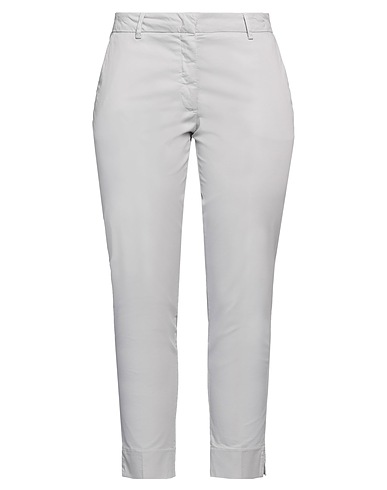 ROSSOPURO Casual trouser Light grey 94% Cotton, 6% Elastane