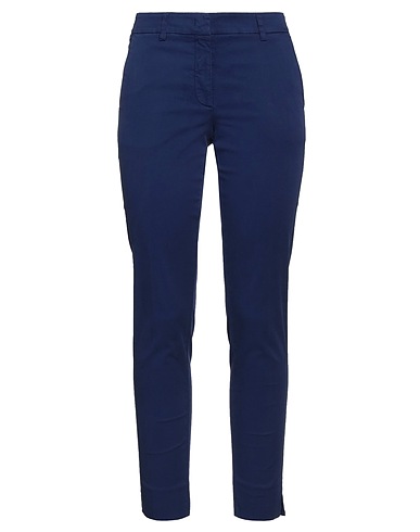 ROSSOPURO Casual trouser Slate blue 94% Cotton, 6% Elastane
