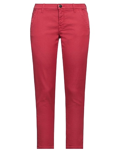 JACOB COHЁN Casual pants Red 89% Cotton, 8% Polyester, 3% Elastane