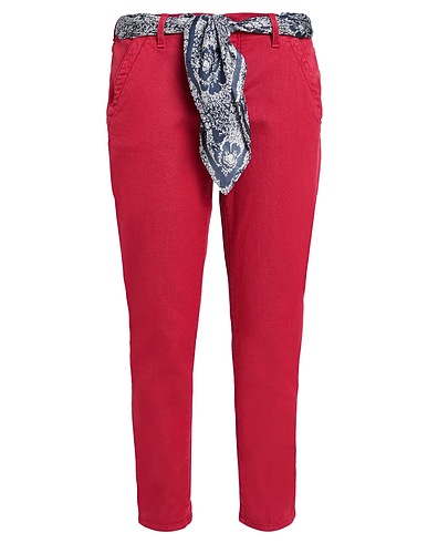 JACOB COHЁN Casual pants ROSSO 89% Cotton, 8% Polyester, 3% Elastane