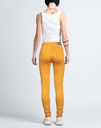 Shop Rebel Queen By Liu •jo Rebel Queen Woman Pants Ocher Size 27 Lyocell, Cotton, Elastane In Yellow