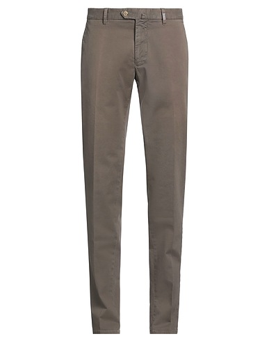 GIO ZUBON Casual trouser Grey 98% Cotton, 2% Elastane