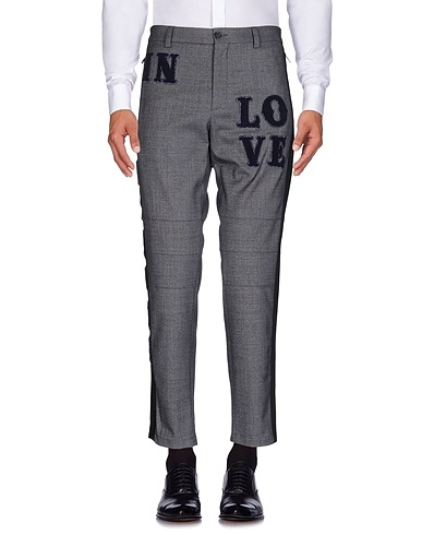 DOLCE&GABBANA Casual trouser Grey 55% Cotton, 42% Wool, 3% Elastane