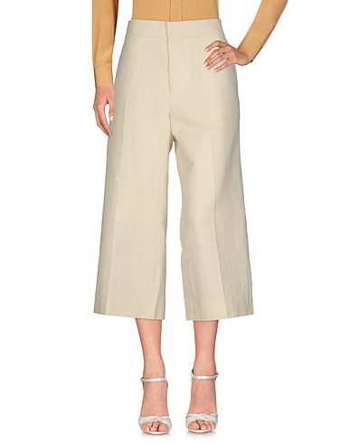 MARNI Casual trouser Ivory 54% Linen, 44% Viscose, 2% Elastane