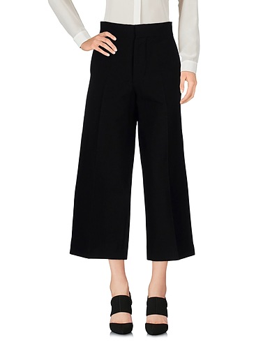 MARNI Pantalone Nero 54% Lino, 44% Viscosa, 2% Elastan