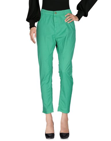 Manila Grace Denim Pants In Green