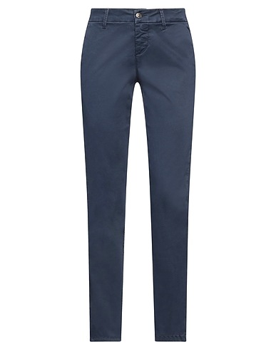 FIFTY FOUR Pantalone Blu notte 97% Cotone, 3% Elastan