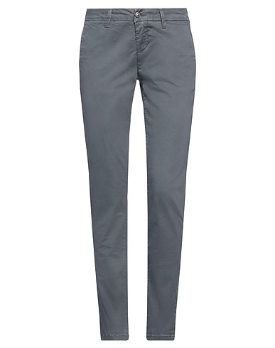 FIFTY FOUR Casual trouser Grey 97% Cotton, 3% Elastane