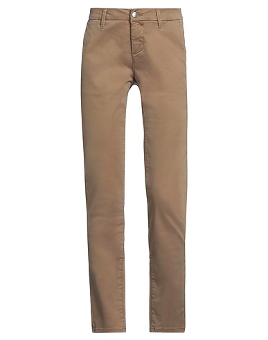 FIFTY FOUR Casual trouser Khaki 97% Cotton, 3% Elastane