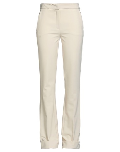BEATRICE .B Casual trouser Beige 53% Polyester, 43% Wool, 4% Lycra®