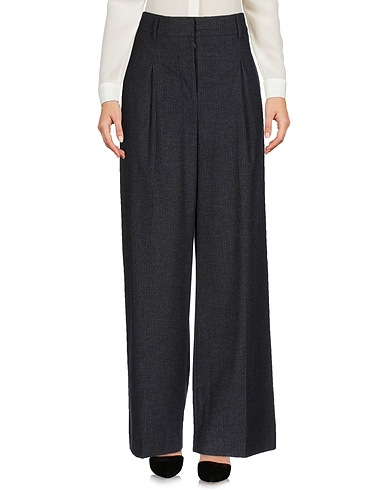LIVIANA CONTI Casual pants Charcoal 66% Polyester, 28% Viscose, 6% Elastane