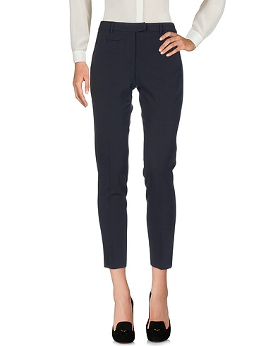 SEVENTY VENEZIA クラシックパンツ ブラック ポリエステル 53% / バージンウール 43% / ポリウレタン 4%
