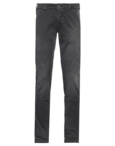 CYCLE Casual trouser Charcoal 97% Cotton, 3% Elastane
