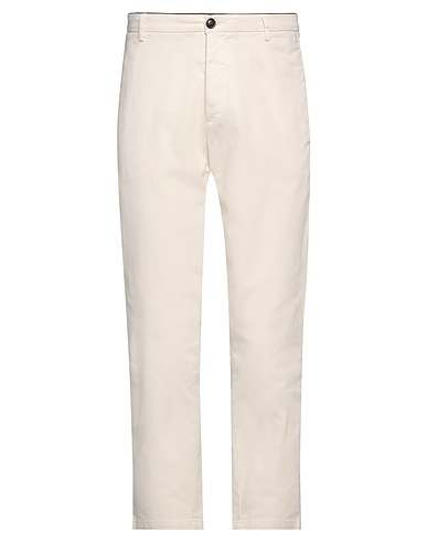 DEPARTMENT 5 Casual trouser Ivory 98% Cotton, 2% Elastane
