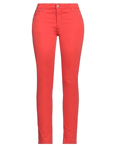 PAUL & JOE Casual trouser Orange 97% Cotton, 3% Elastane