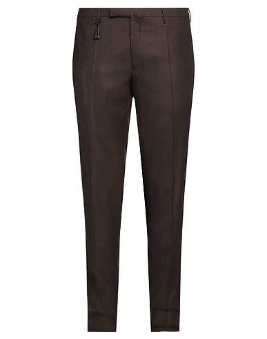 INCOTEX Casual trouser Dark brown 100% Super 120s Wool