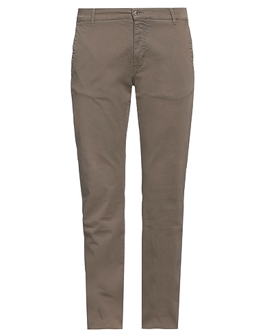DANIELE ALESSANDRINI HOMME Casual trouser Grey 97% Cotton, 3% Lycra®