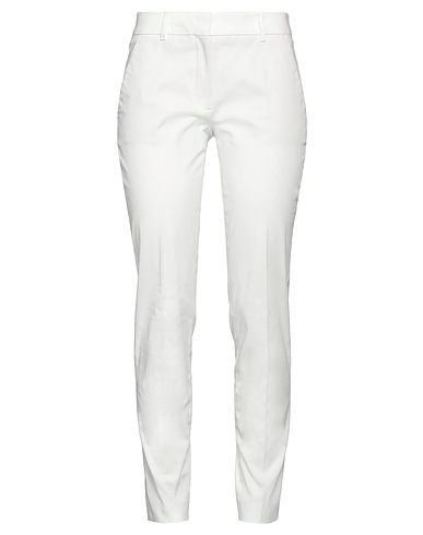 INCOTEX Casual trouser Off white 97% Cotton, 3% Elastane