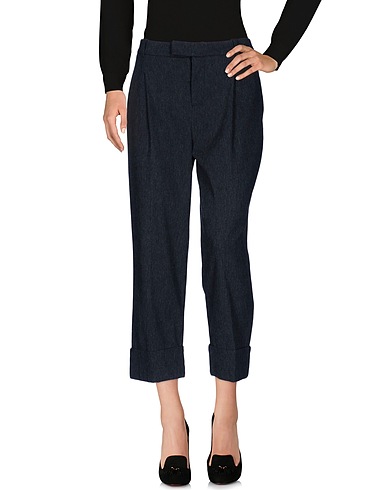 _M GRAY Casual trouser Charcoal 47% Viscose, 28% Cotton, 25% Polyester