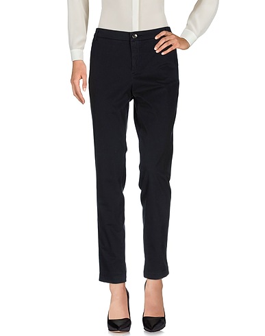 LIU •JO Casual trouser Midnight blue 97% Cotton, 3% Elastane
