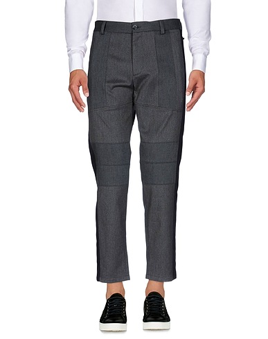 DOLCE&GABBANA Casual trouser Grey 78% Cotton, 15% Polyamide, 5% Silk, 2% Elastane