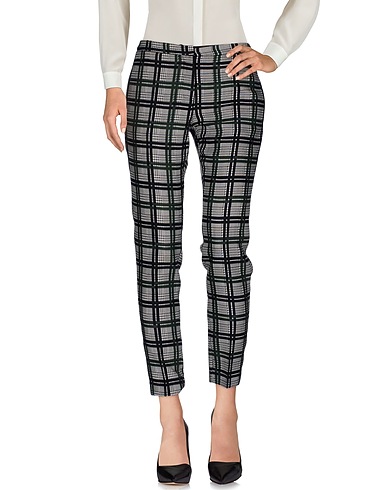 MSGM Casual trouser Grey 89% Wool, 11% Silk