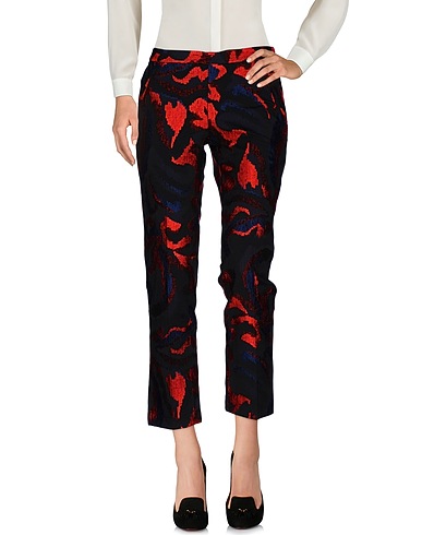 NINEMINUTES Casual pants Black 45% Acrylic, 24% Wool, 22% Polyester, 9% Polyamide