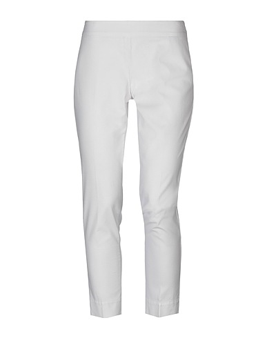 PT Torino Casual trouser White 98% Cotton, 2% Elastane