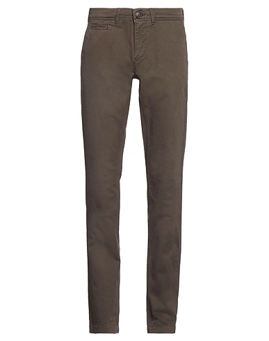 WOOLRICH Casual trouser Dark brown 100% Cotton