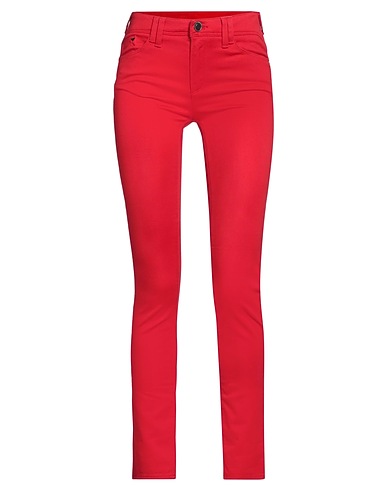 ARMANI JEANS Casual pants Red 60% Cotton, 38% Lyocell, 2% Elastane