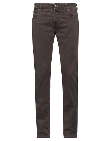 JACOB COHЁN 5-pocket Chocolate brown 97% Cotton, 3% Elastane