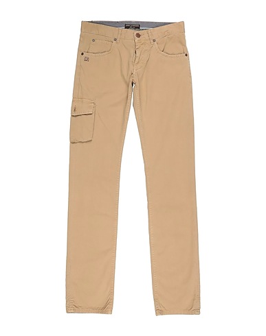 DANIELE ALESSANDRINI Cargo Camel 100% Cotton