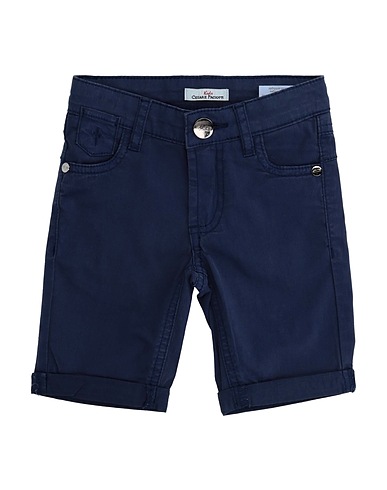 PACIOTTI 4US Shorts & Bermuda Midnight blue 97% Cotton, 3% Elastane