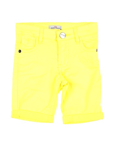 PACIOTTI 4US Shorts & Bermuda Giallo 97% Cotone, 3% Elastan