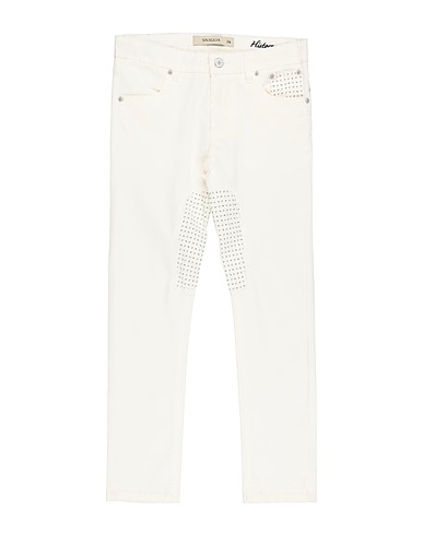 SIVIGLIA Casual pants Ivory 97% Cotton, 3% Elastane