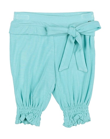 MICROBE by MISS GRANT Casual trouser Sky blue 95% Viscose, 5% Elastane