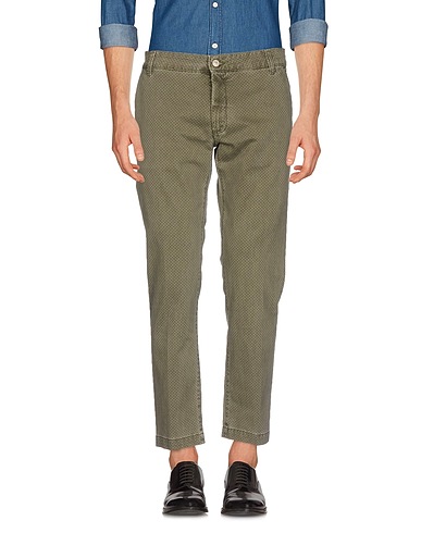ENTRE AMIS Chinos Verde militare 98% Cotone, 2% Elastan