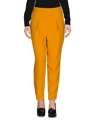 ATOS LOMBARDINI Casual pants Marigold 94% Polyester, 6% Elastane, Acetate, Viscose