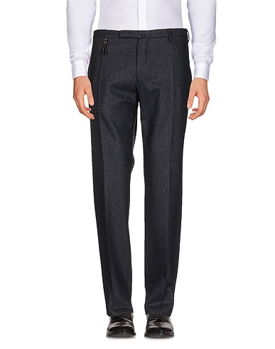 INCOTEX Casual pants Charcoal 100% Wool